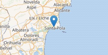 Карта Santa Pola