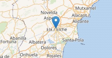 Mapa Elche