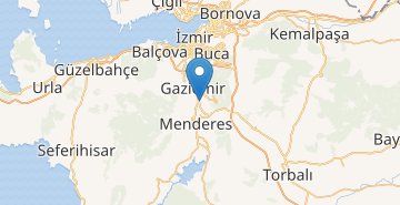 Karte Izmir airport Adnan Menderes