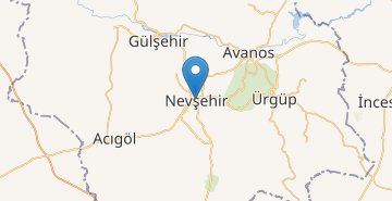 地图 Nevşehir