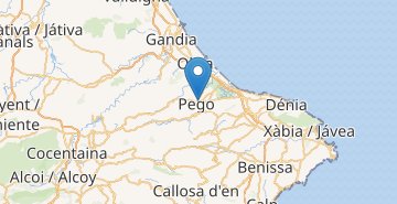 Karte Pego