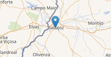 地图 Badajoz