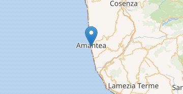 Map Amantea