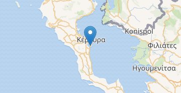 Zemljevid Kerkyra