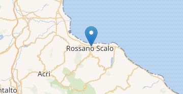Mapa Rossano