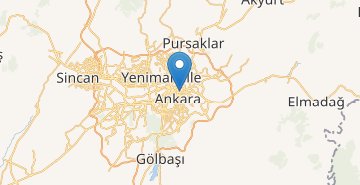 Карта Анкара