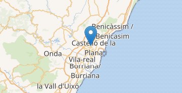 Zemljevid Castellón de la Plana