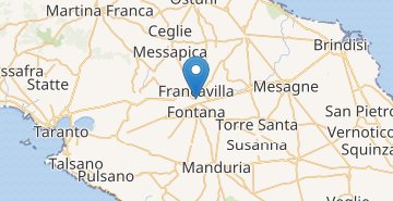 Карта Франкавилла-Фонтана