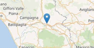 Мапа Січіньано-деглі-Альбурні
