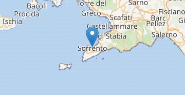 Žemėlapis Sorrento