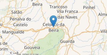 Kaart Celorico da Beira