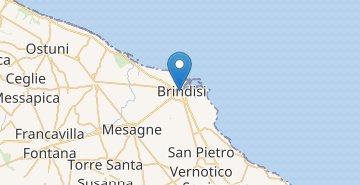 Map Brindisi