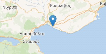 Térkép Paralia Ofriniou
