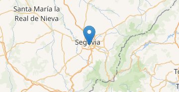 Mapa Segovia