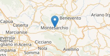Mapa Montesarchio