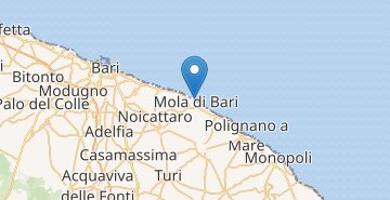 Map Mola di Bari