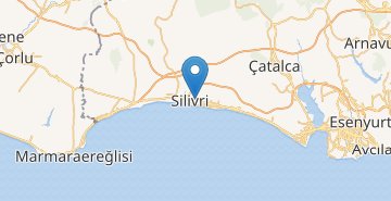 Zemljevid Silivri