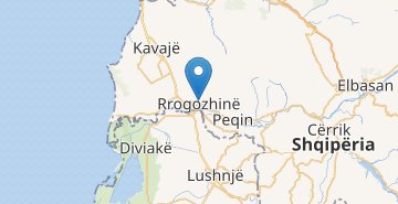 Žemėlapis Rrogozhinë