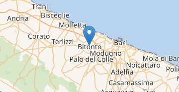 Mapa Bitonto