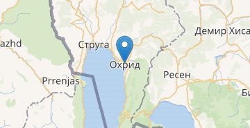 地图 Ohrid
