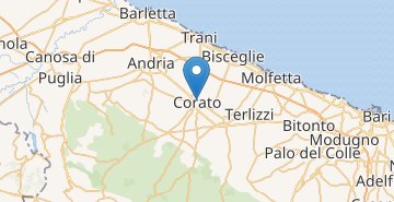 Mapa Corato