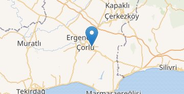 Map Corlu