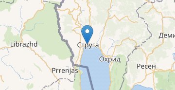 地图 Struga