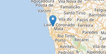 Mapa Porto airport