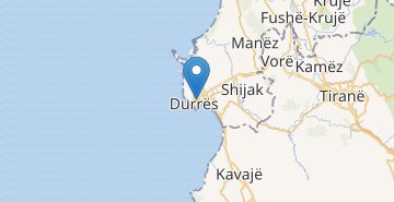 地图 Durres