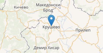 Karte Krushevo