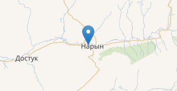 Mapa Naryn