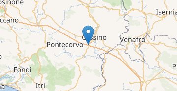 Mapa Cassino