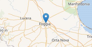 Mapa Foggia
