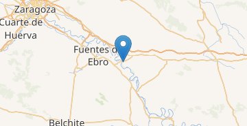 Map Pina De Ebro