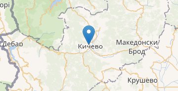 Карта Кичево