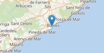 Map Blanes