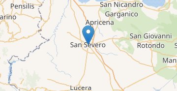 Map San Severo