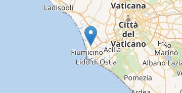 Χάρτης Rome Fiumicino Airport