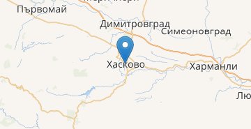 Map Haskovo