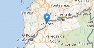 地図 Valença