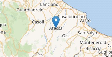 Mapa Atessa