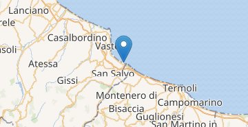 Карта Сан Салво Марина