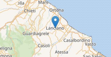 Карта Ланчано