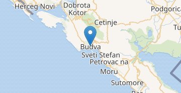 Χάρτης Budva