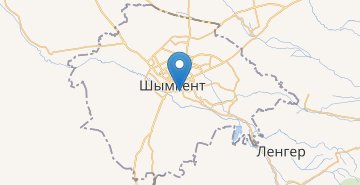 Žemėlapis Shymkent