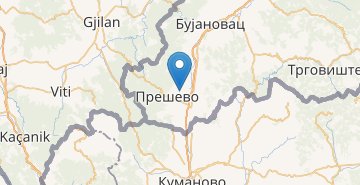 地图 Presevo