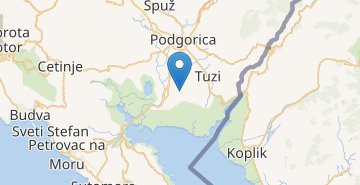 Карта Golubovci
