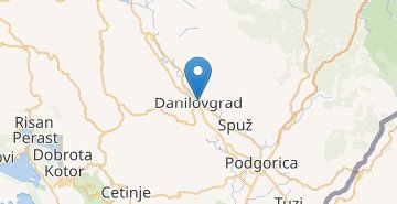 地図 Danilovgrad