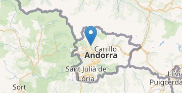 Map La Cortinada