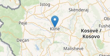 Térkép Klina